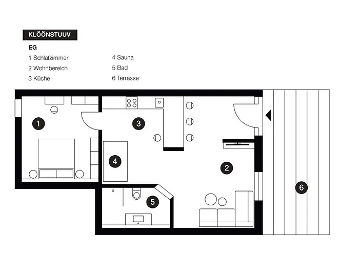 شقة Kloeoenstuuv *